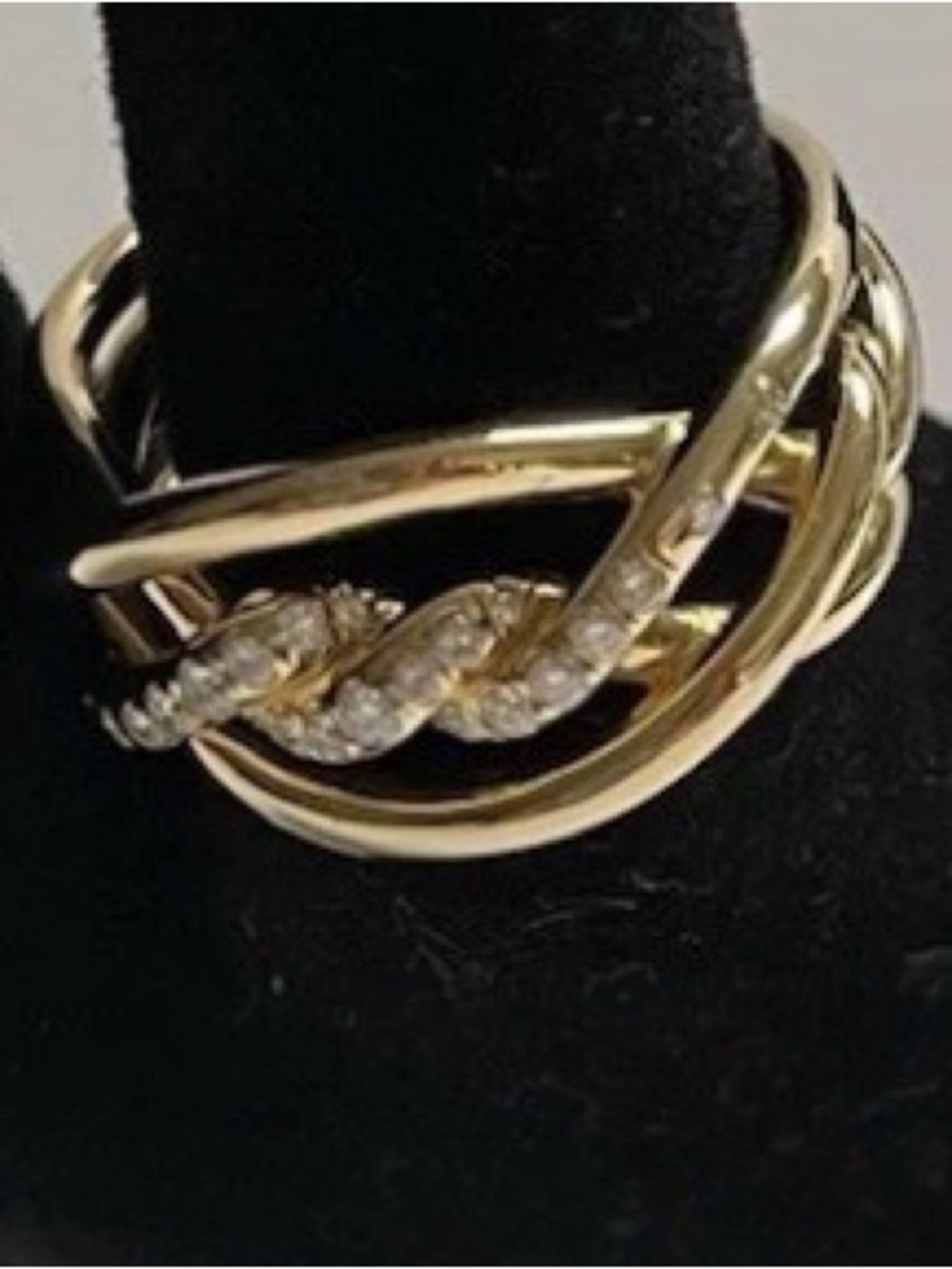 David Yurman 18k yellow gold Continuance Ring 10.4 grams